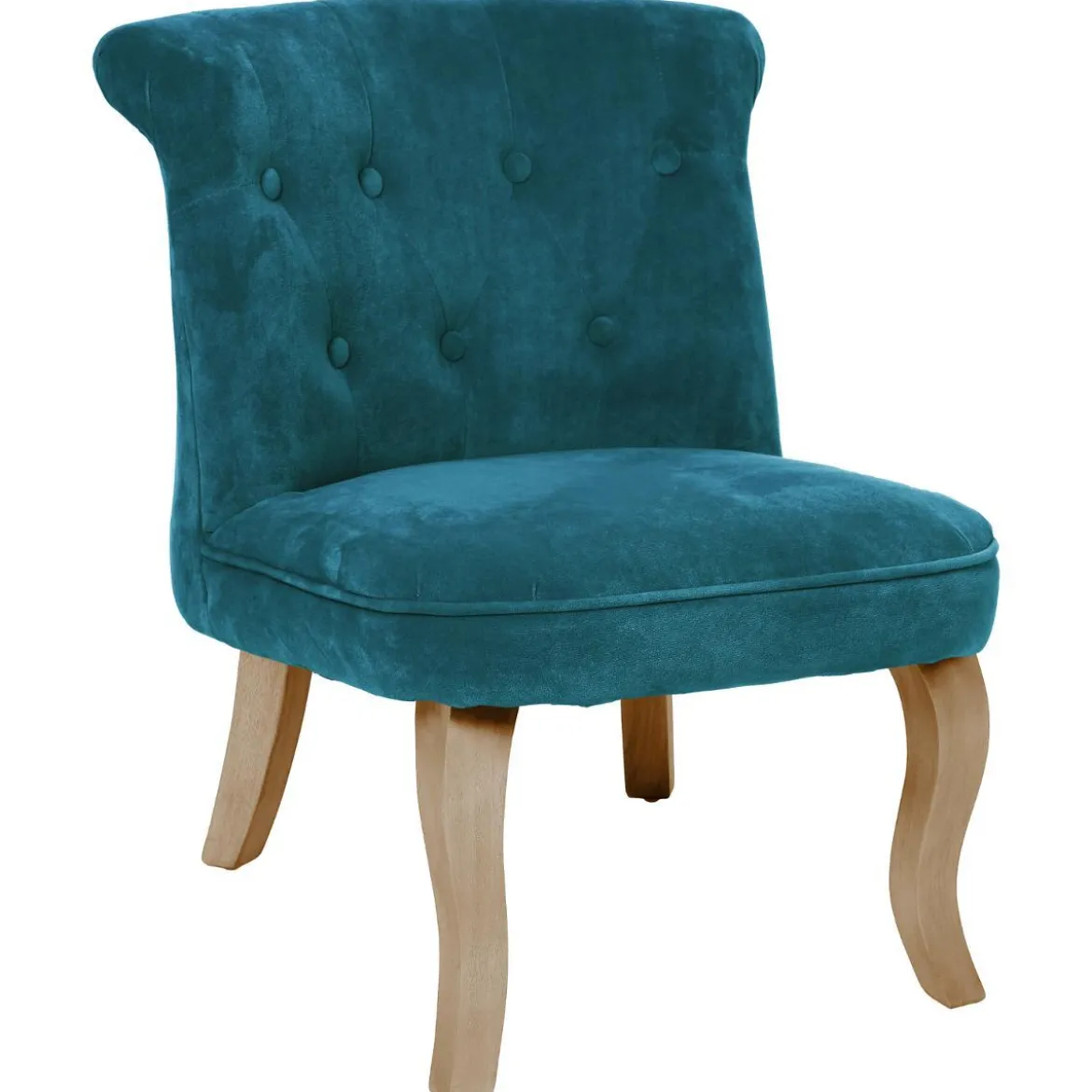 FAUTEUIL VELOURS DUCK CALIXTE D.50X56X63CM