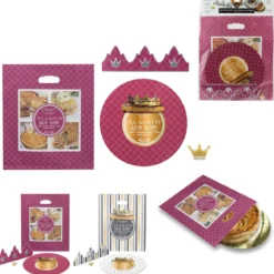 FEVE GALETTE ROIS COURONNE SUPPORT