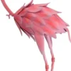 FLAMANT ROSE METAL 30X16X70CM