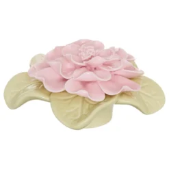 FLEUR DECO CERAMIQUE FLEUR DE ROSE H.7CM