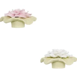 FLEUR DECO CERAMIQUE FLEUR DE ROSE H.7CM