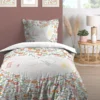 FLEURETTE HOUSSE COUETTE 140X200CM ET TAIES 63X63CM 57 FILS