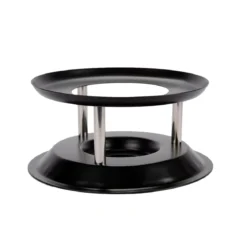 FONDUE POT FONTE EMAILLE AVEC 6 FOURCHETTES