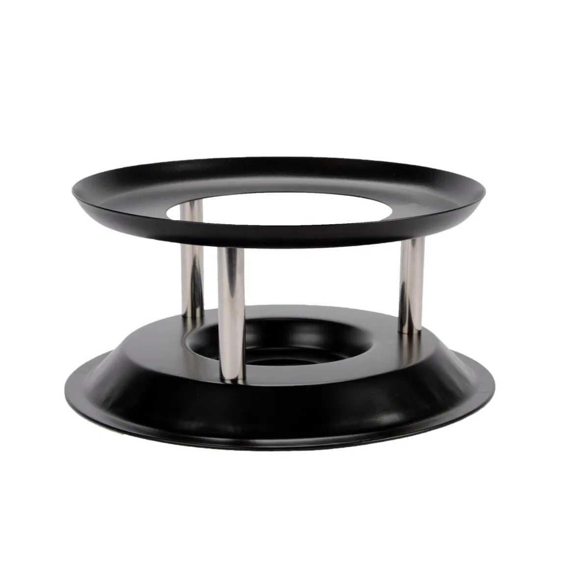 FONDUE POT FONTE EMAILLE AVEC 6 FOURCHETTES