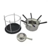 FONDUE SET 9 PIECES 6 FOURCHETTES