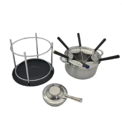 FONDUE SET 9 PIECES 6 FOURCHETTES