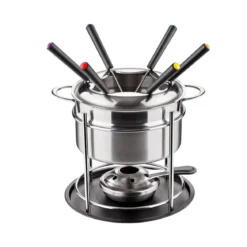 FONDUE SET 9 PIECES 6 FOURCHETTES