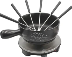 FONDUE SET POT CERAMIQUE 6 PERSONNES 1500W