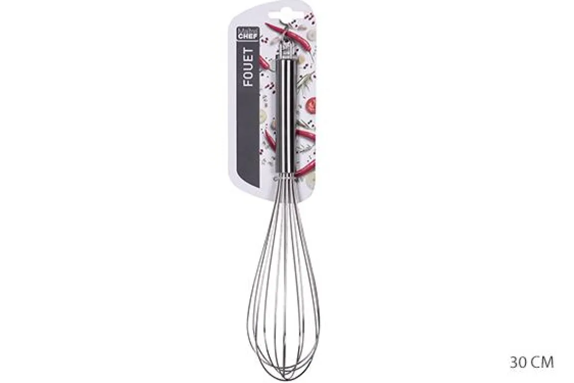 FOUET INOX 30CM