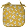GALETTE X4 PCS 38X38X1.8CM MICRO IMPRIMEE MINDY JAUNE