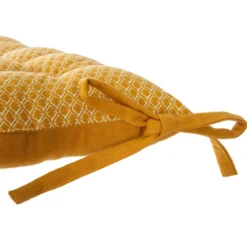 GALETTE CHAISE OTTO OCRE 38X38CM