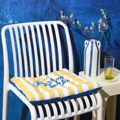 GALETTE DE CHAISE DEPERLANT DOLCE VITA 40X40CM