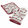 GANT ET MANIQUE IMPRIME CERISETTE RUBIS