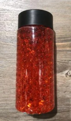 GEL CRYSTAL VASE AMBRE  500ML