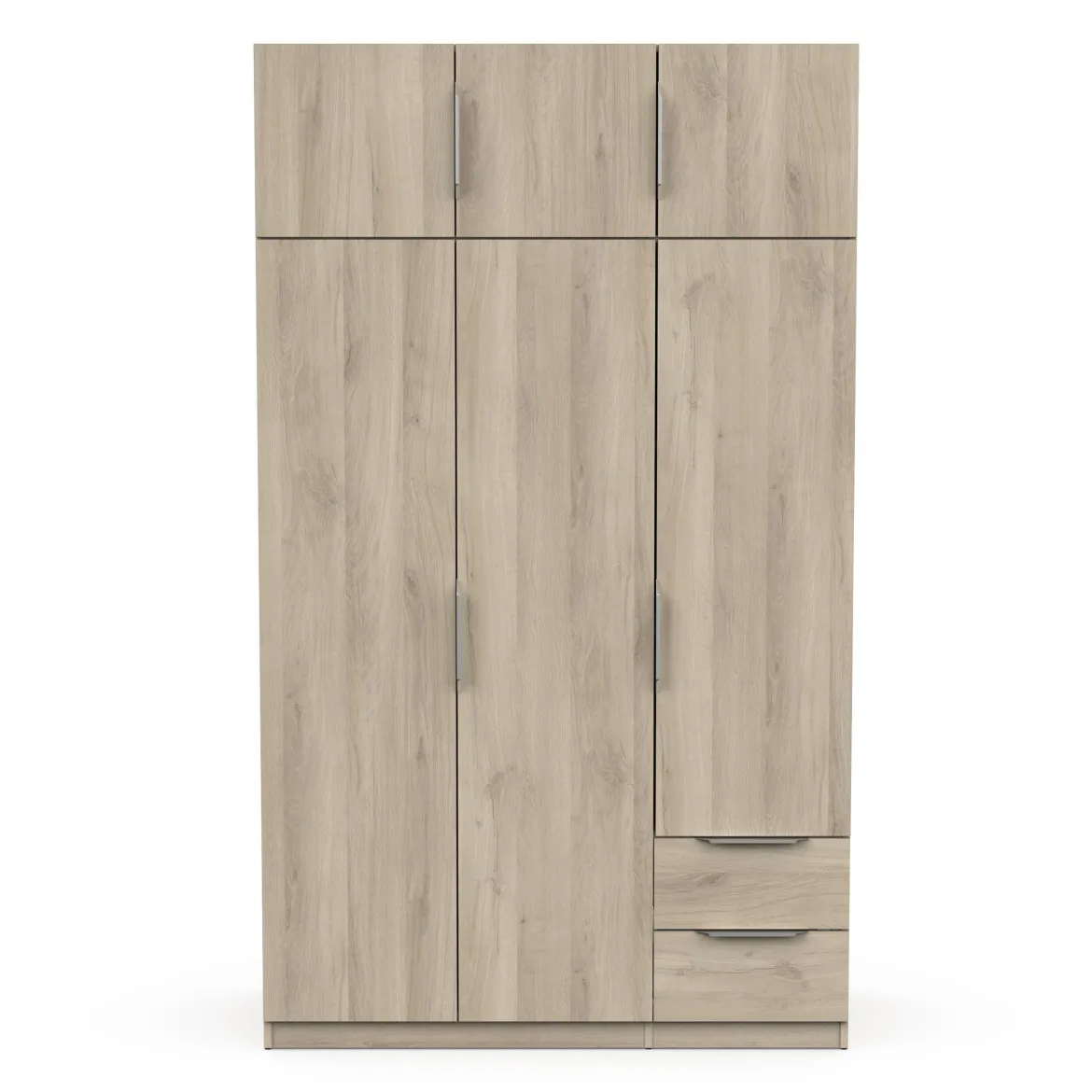 GHOST ARMOIRE 6 PORTES 2 TIROIRS CHENE