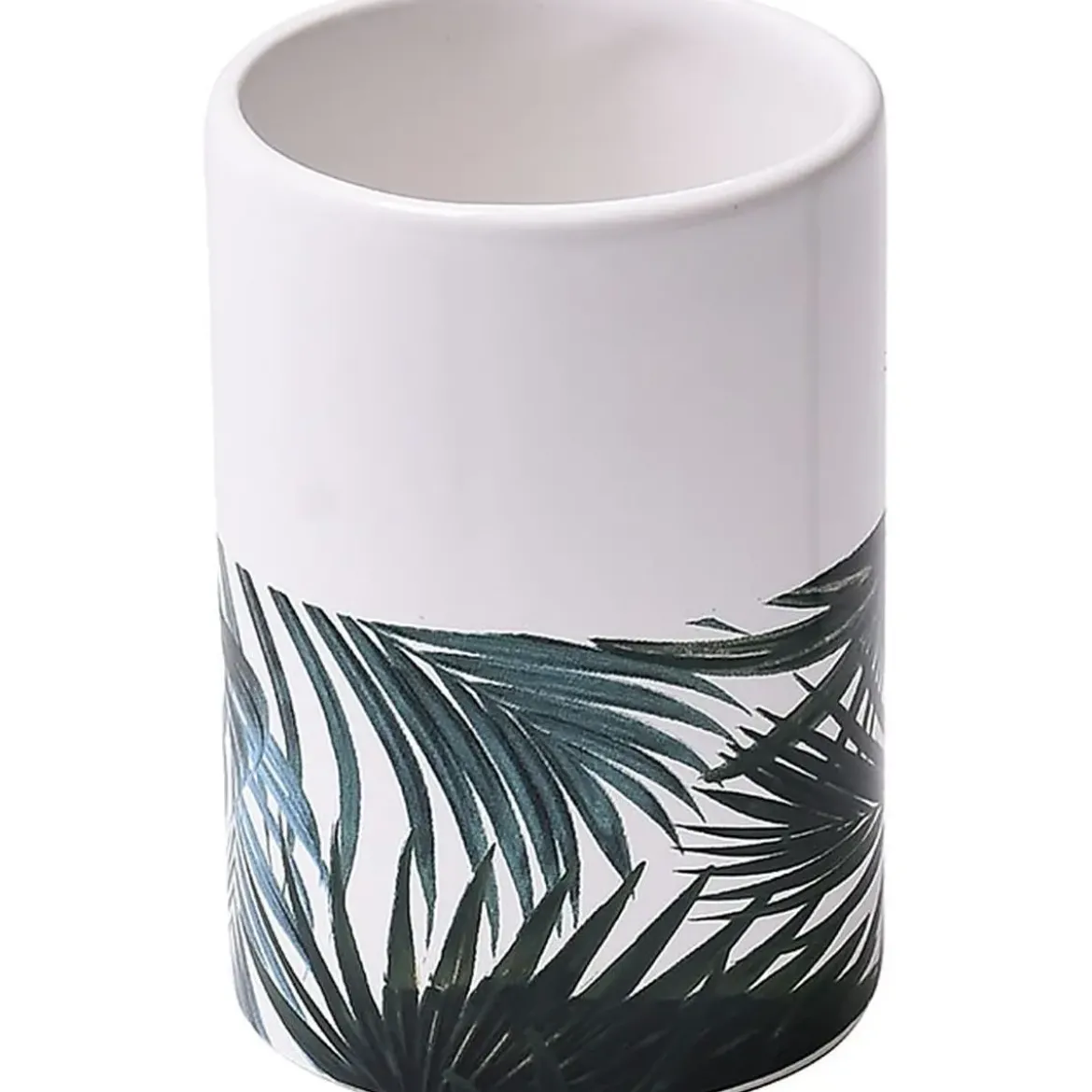 GOBELET DOLOMITE ROND IMPRIME TROPICALE