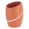 GOBELET POLYRESINE ARRONDI TERRACOTTA