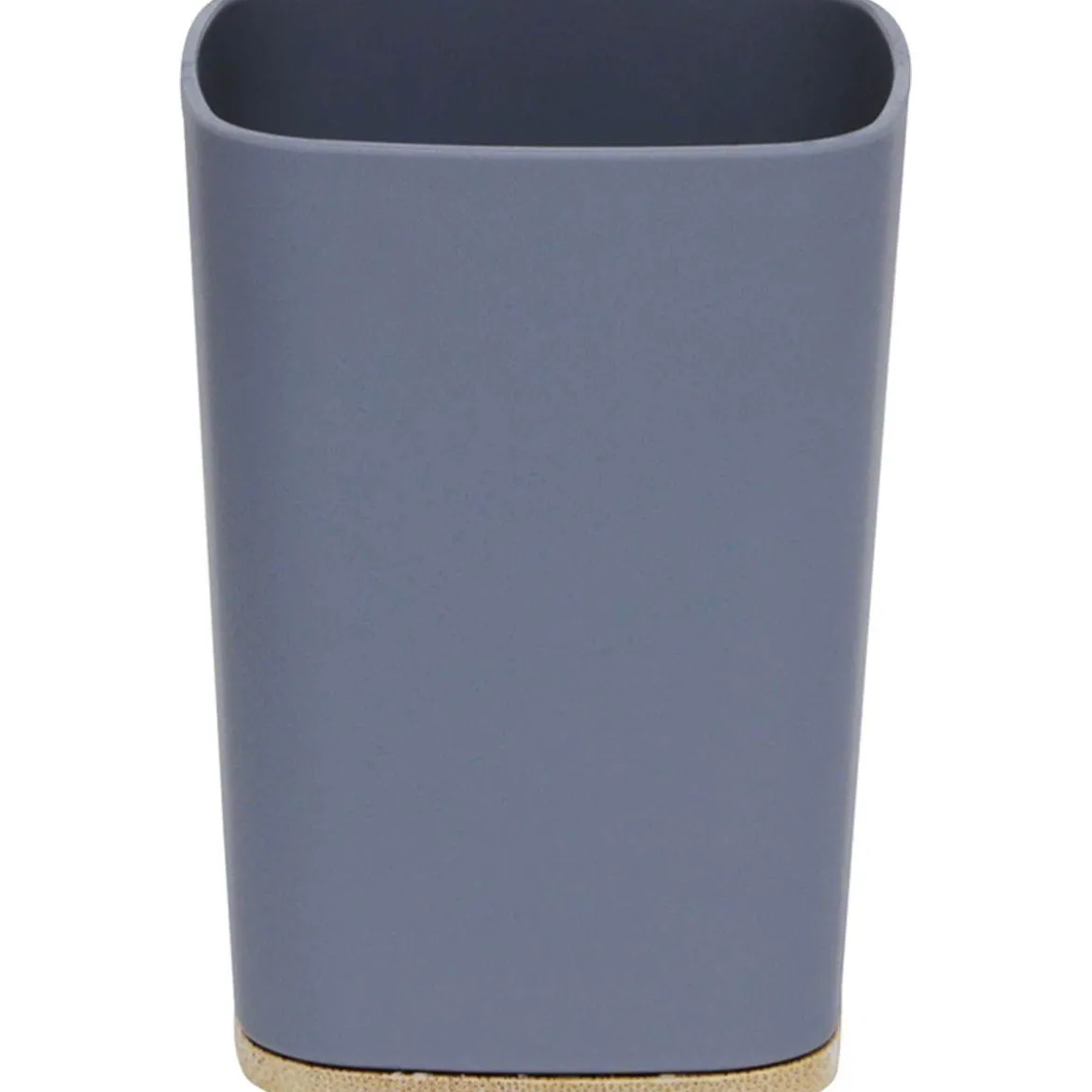 GOBELET RUBBER ET ABS ET BAMBOU 0.380L GRIS
