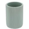 GOBELET STRIE ARRONDI POLYRESINE VERT EUCALYPTUS
