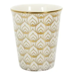 GOBELET EXPRESSO DESIGN GOLD 10CL