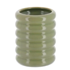 GOBELET GRES FACON 70S VERT OLIVE 350ML