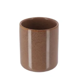 GOBELET GRES LAQUE CARAMEL