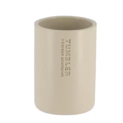 GOBELET POLYRESINE BEIGE