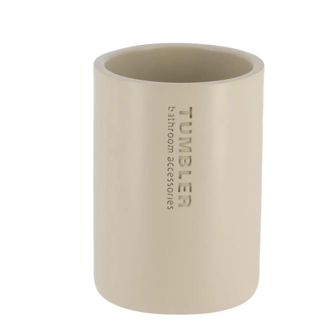 GOBELET POLYRESINE BEIGE