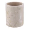 GOBELET POLYRESINE FACON TRAVERTIN NATUREL