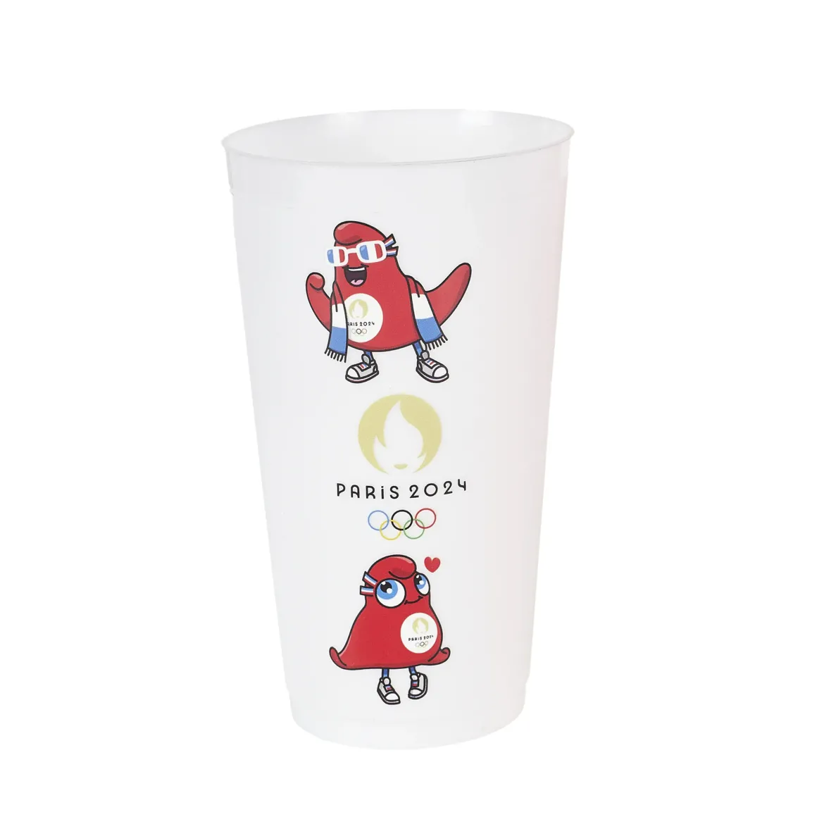 GOBELET REUTILISABLE MASCOTTE TRILOGIE 65CL