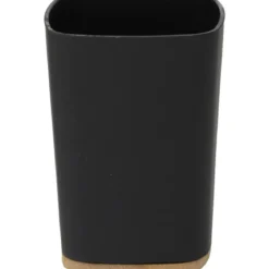 GOBELET RUBBER ET ABS ET BAMBOU 0.380L NOIR