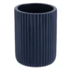 GOBELET STRIE ARRONDI POLYRESINE BLEU MARINE