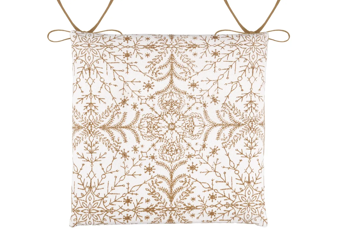 GOLDY GALETTE 4PTS 38X38X1.5 ECRU