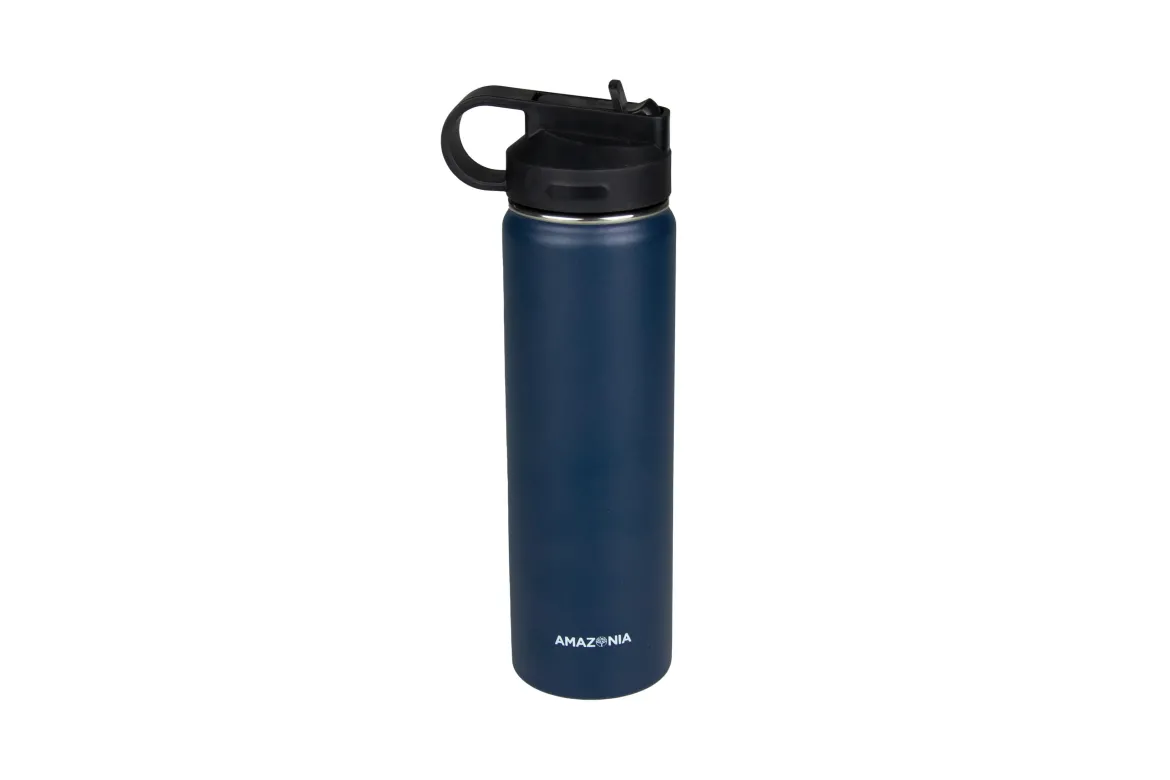 GOURDE ISOTHERME 660ML BOUCHON SPORT BLEU NUIT