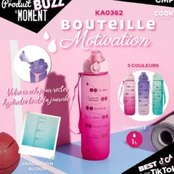 GOURDE MOTIVATION 1 LITRE