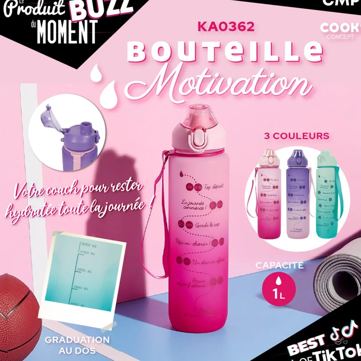 GOURDE MOTIVATION 1 LITRE