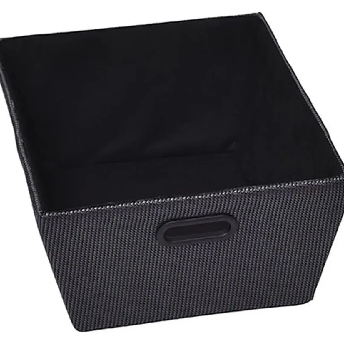 GRANDE PANIERE DRESSING EVASEE EN POLYESTER AVEC UNE POIGNEE
