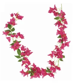 GUIRLANDE DE BOUGAINVILLIER 114 FLEURS H145CM ROSE