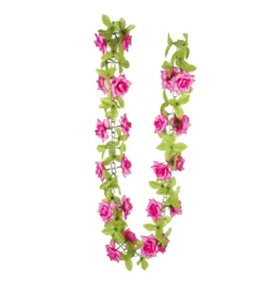 GUIRLANDE DE ROSES L.150CM ROSE