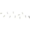 GUIRLANDE 10 FIOLES VERRE REMPLIES FLEURS BLANCHES