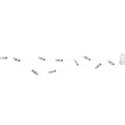 GUIRLANDE 10 FIOLES VERRE REMPLIES DE FLEURS