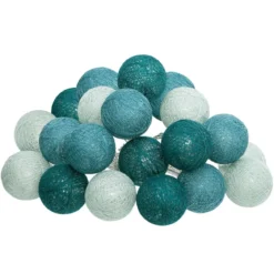 GUIRLANDE LED SECTEUR 20 BOULES PALM D.6CM