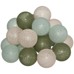 GUIRLANDE LED SECTEUR 20 BOULES ARMY D.6CM