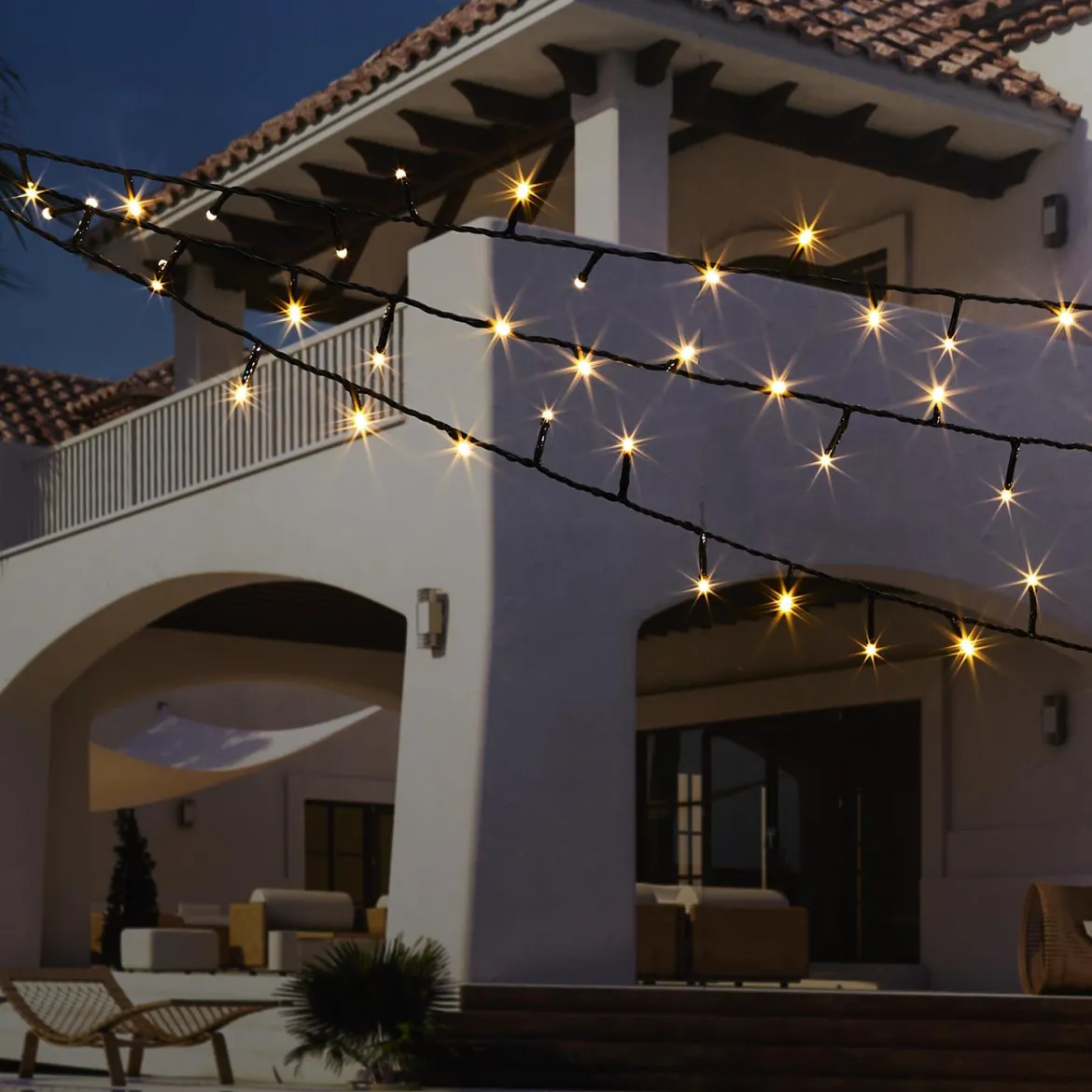 GUIRLANDE 200 LEDS PRISE