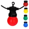 GUIRLANDE LUMINEUSE 20 LED BLANC CHAUD BOULE MULTICOLORE