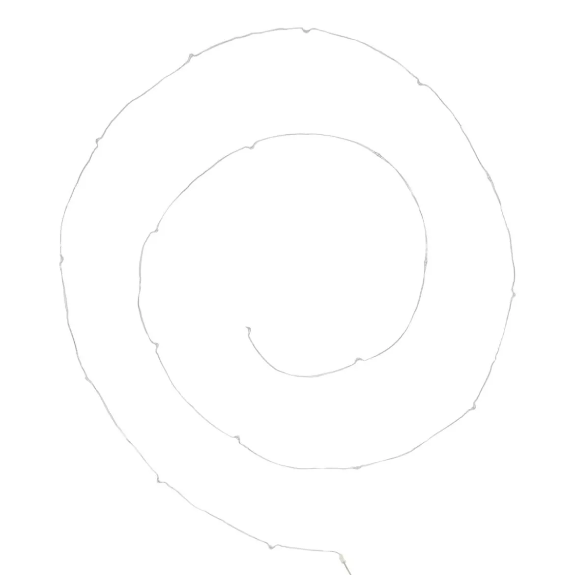 GUIRLANDE 20 MICRO LED ARGENT BLANC CHAUD L.190CM