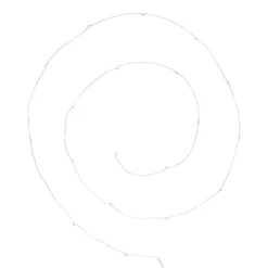 GUIRLANDE 20 MICRO LED ARGENT BLANC FROID L.190CM