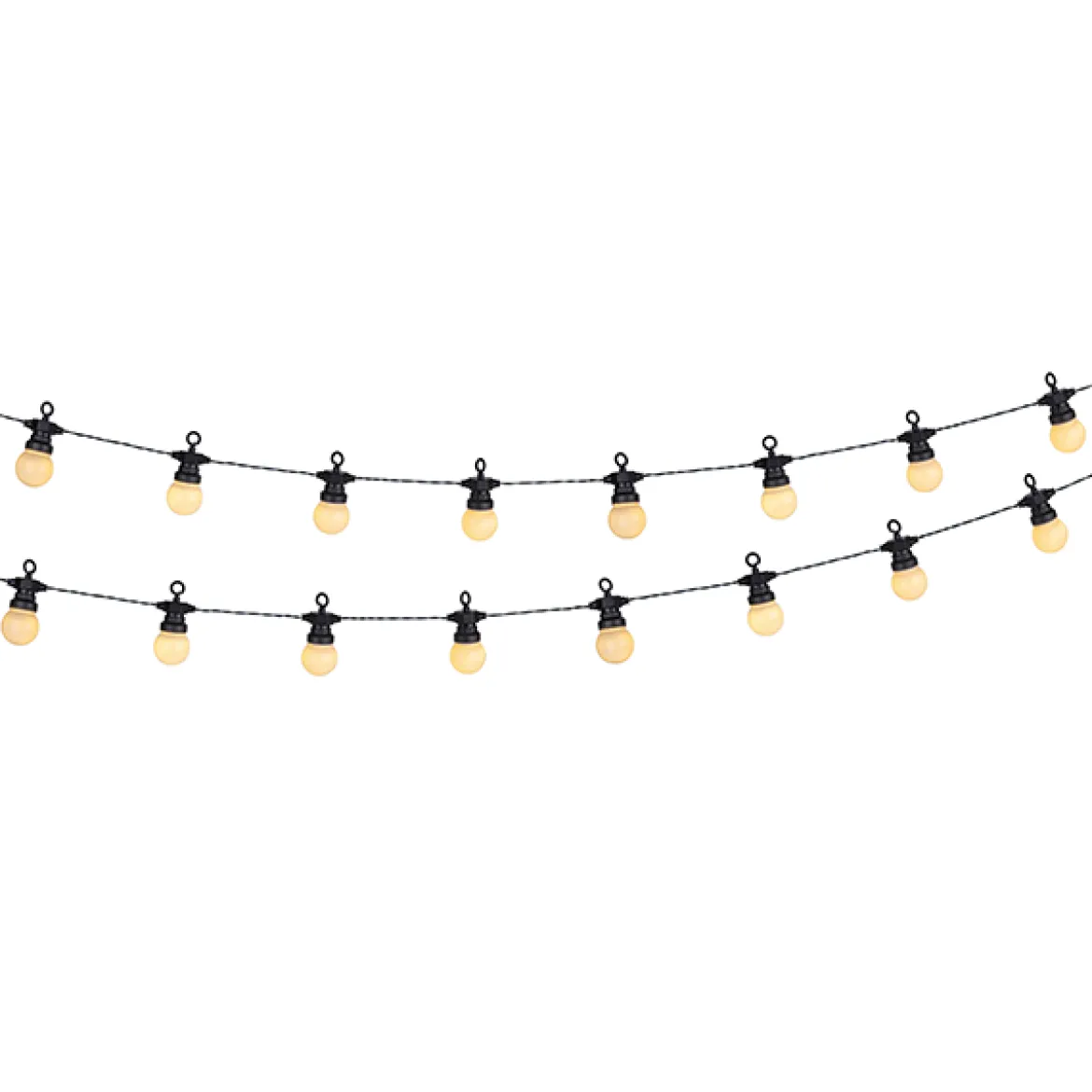 GUIRLANDE SOLAIRE 20 BOULES BLANC L.6.8M D5CM