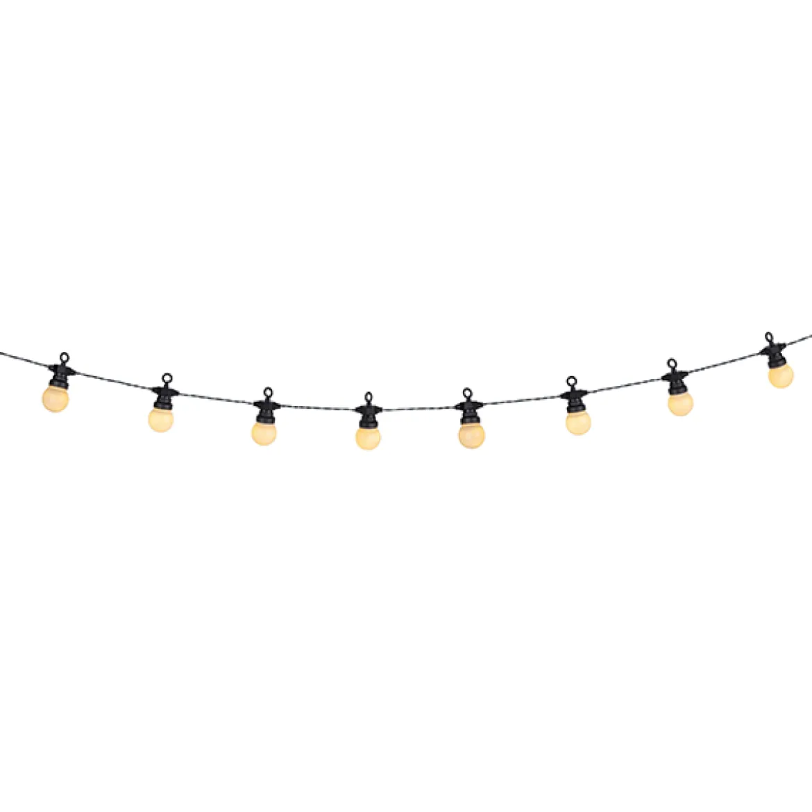 GUIRLANDE SOLAIRE 10 BOULES BLANC L.4.8M