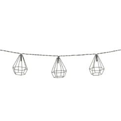 GUIRLANDE SOLAIRE FLAVE 10 BOULES METAL D.7.5CM